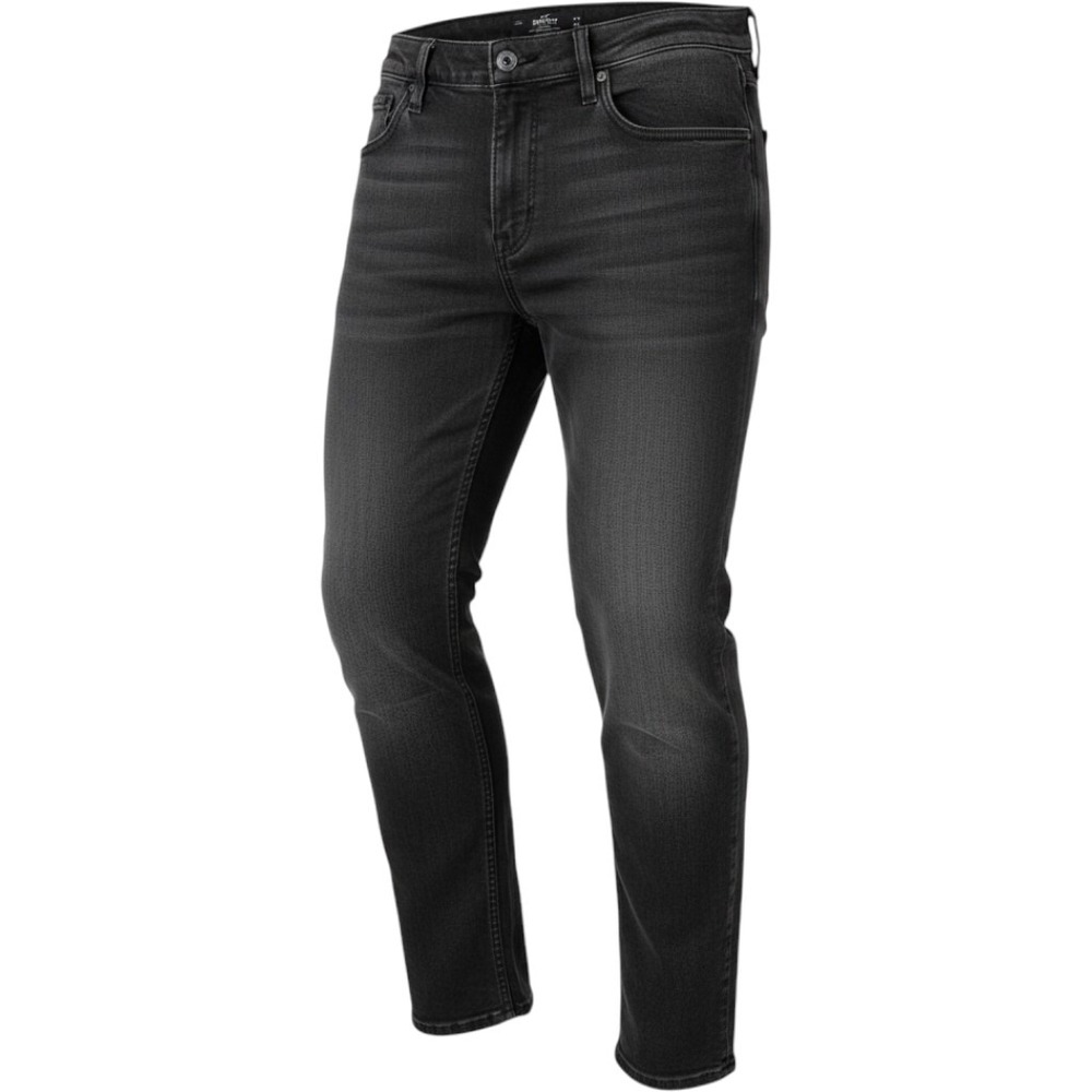Hollister Mens Signature Slim Straight Epic Flex Jeans Washed Black 32x34